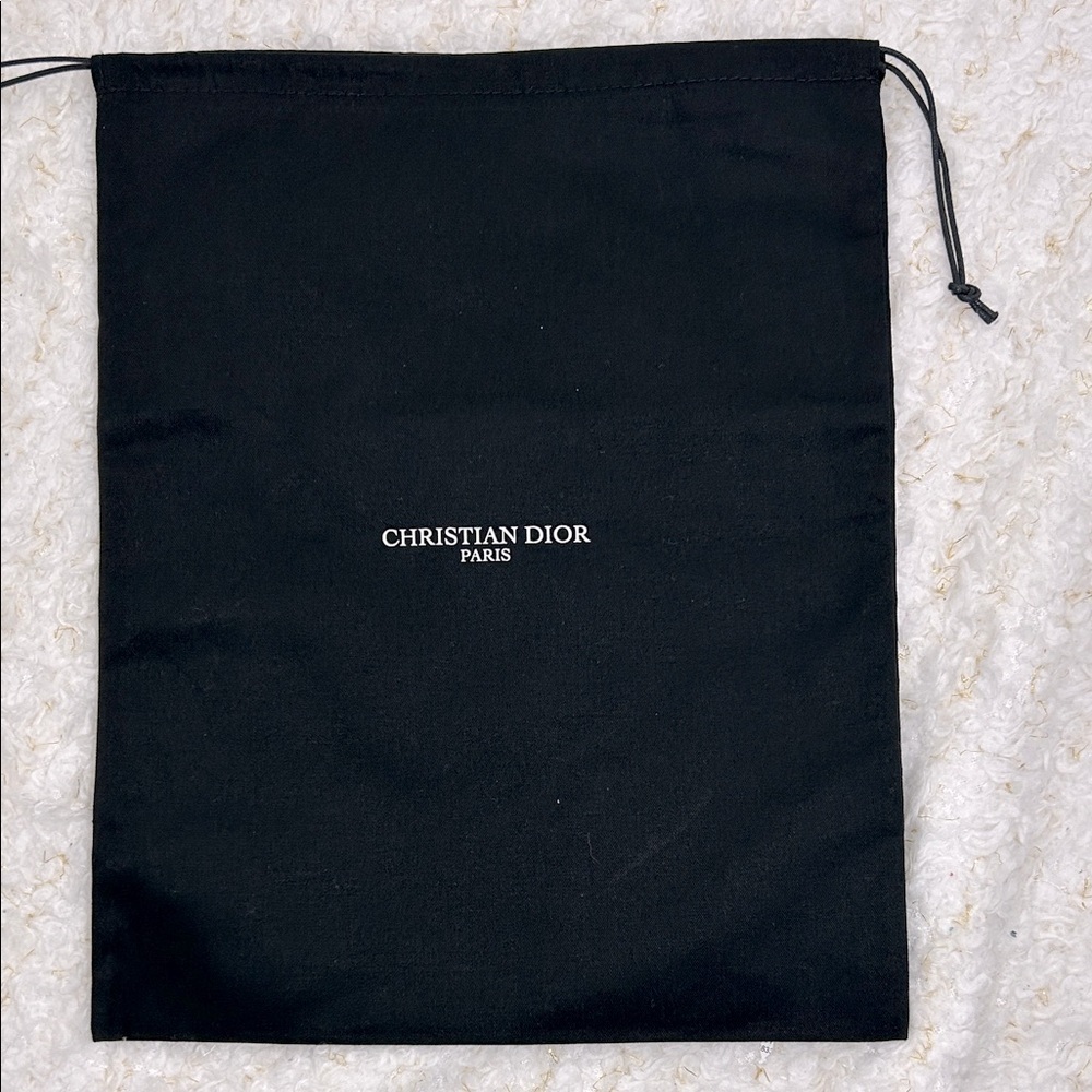 Dior‎ Classic Black Dust Bag new size 11x9